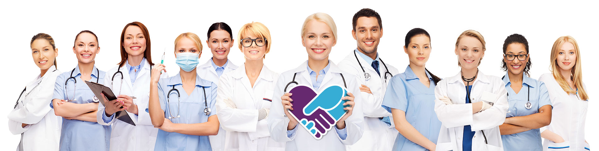 Keyvisual-Footer-Mobile MediCare Medizinisches Personalteam